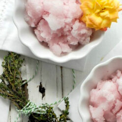 Himalayan salt scrub