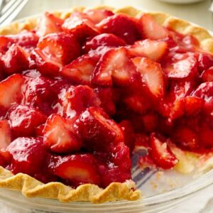 Strawberries Pie Recipe Dessert