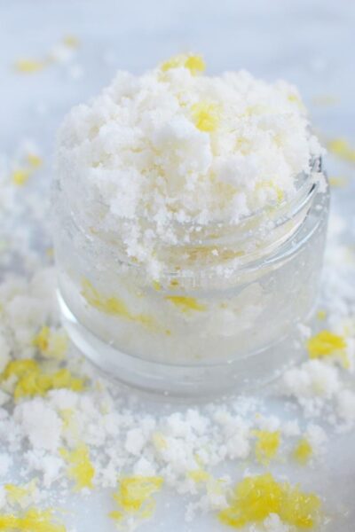 Lemon body scrub