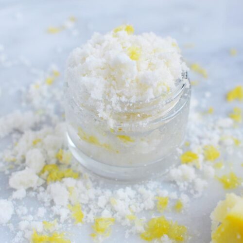 Lemon body scrub