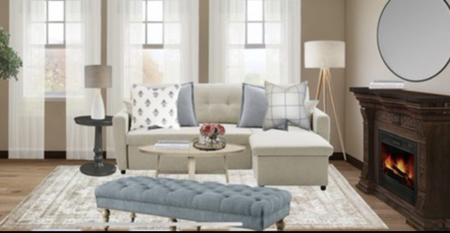 The City Cottage Living Room Redesign Board