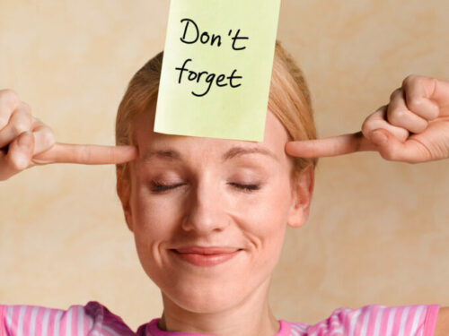 Don’t Forget Girl StickyNote Office