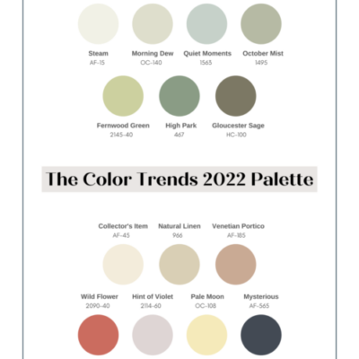 2022 Paint Colors