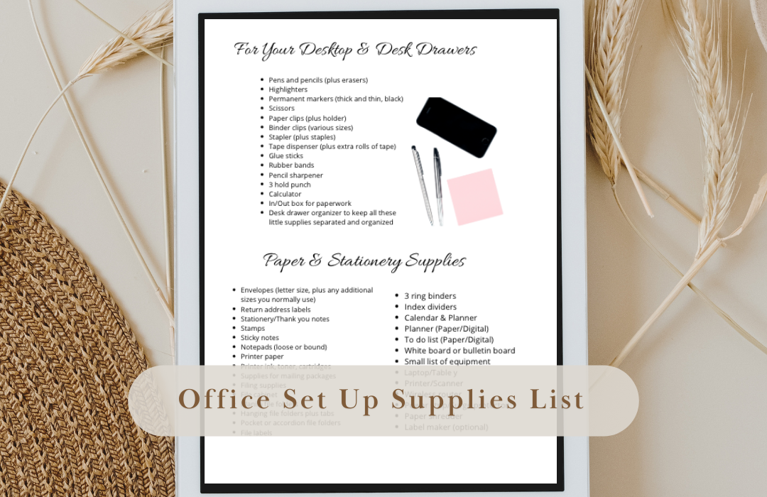 office supplies