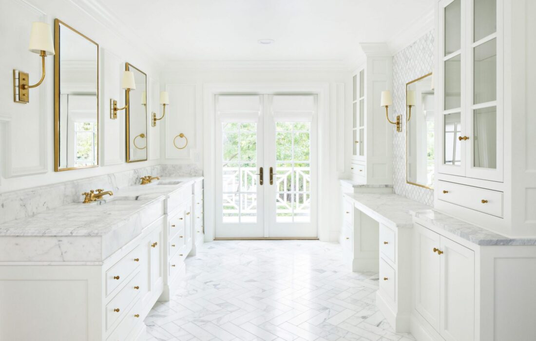 White Marble Bathroom for Ideas for Bathroom Refresh