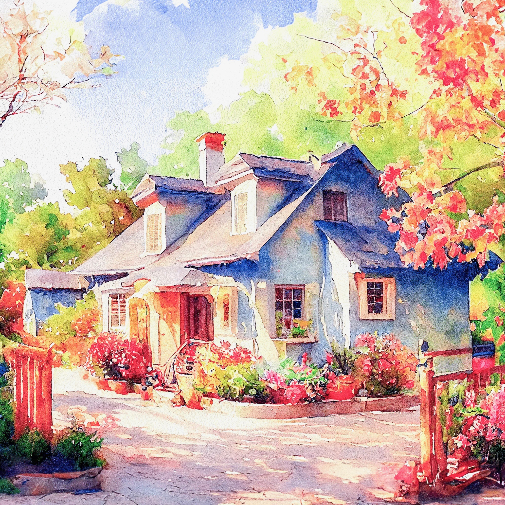 Painting of a Home