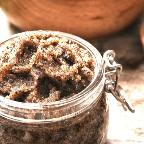 Coffe body scrub