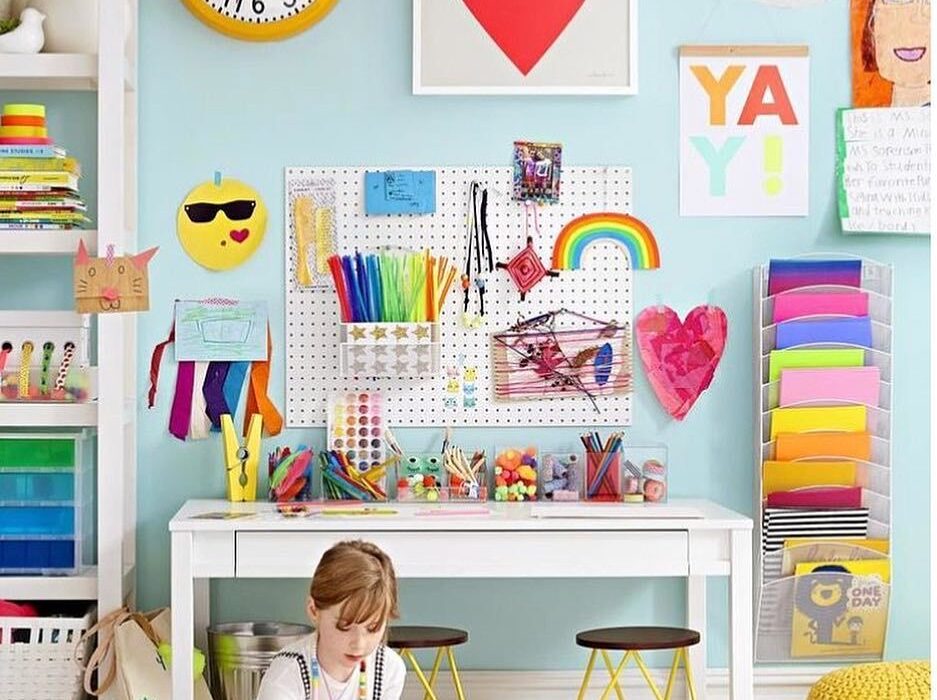 Kids craft room