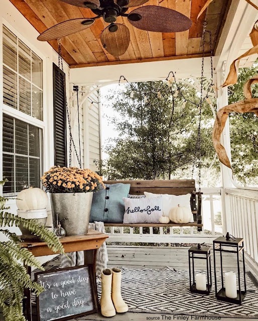 Affordable Fall Front Porch Decor Updates